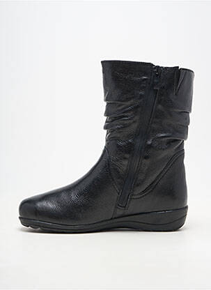 Bottines/boots matière lisse talon plat jusqu'à 3cm noir CAPRICE femme