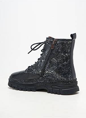 Bottines/boots fermeture zip et lacets talon plat jusqu'à 3cm noir PEDRO TORRES femme