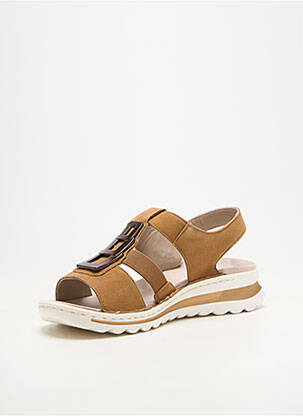 Sandales/nu pieds bout ouvert talon plat jusqu'à 3cm marron ARA femme