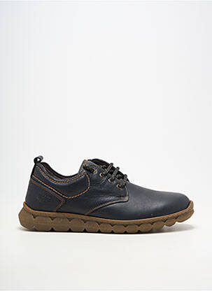 Baskets matière lisse bout rond noir ON FOOT homme