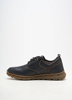Baskets matière lisse bout rond noir ON FOOT homme