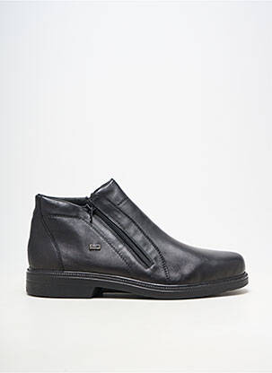Bottines/boots fermeture zippée bout rond noir RIEKER homme