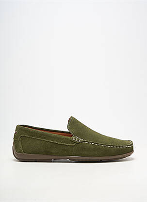 Mocassins bout rond bout rond vert ORLAND homme
