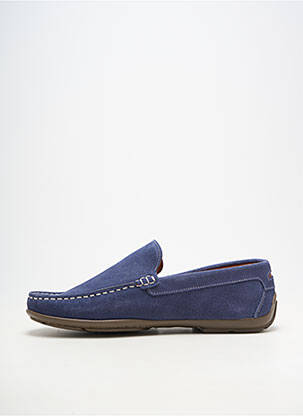 Mocassins bout rond bout rond bleu ORLAND homme