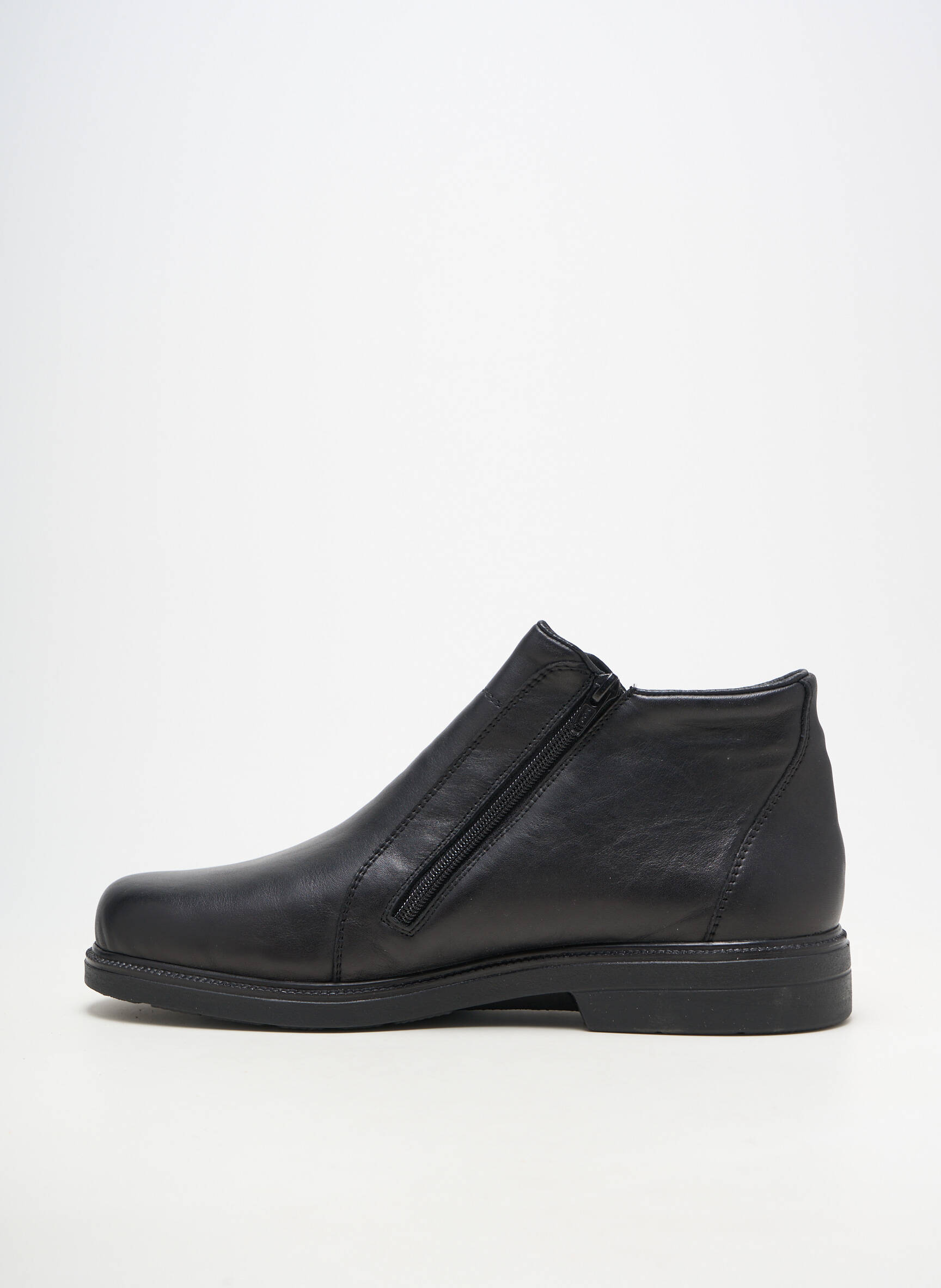 Bottines/boots fermeture zippée bout rond noir RIEKER homme