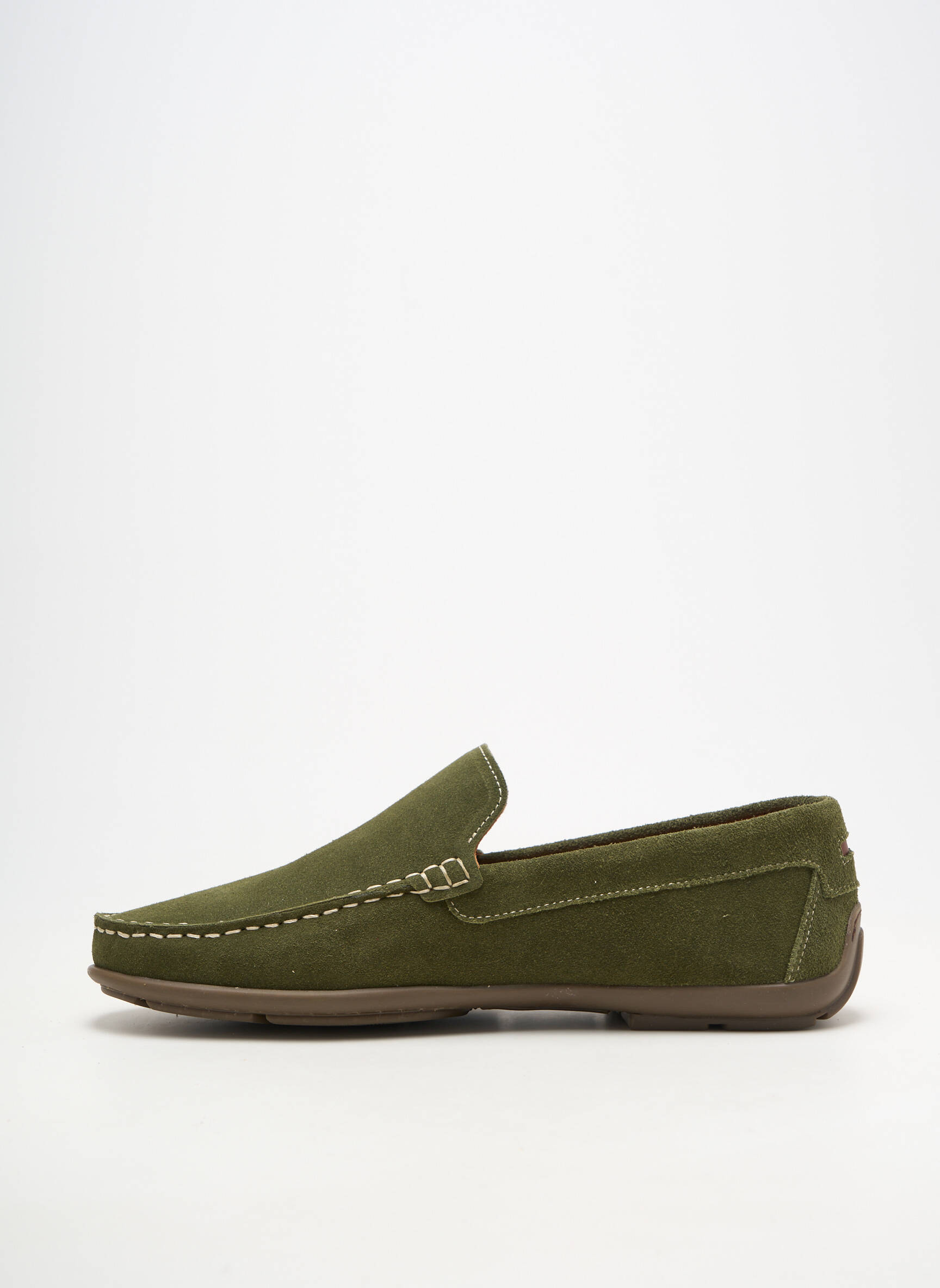 Mocassins bout rond bout rond vert ORLAND homme