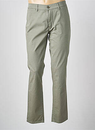 Pantalon chino poches taille normale vert LCDN homme