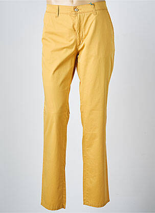 Pantalon chino stretch taille normale jaune PIONEER homme