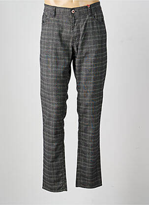 Pantalon chino stretch taille normale gris HATTRIC homme