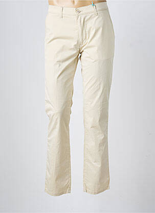 Pantalon chino stretch taille normale beige PIONEER homme
