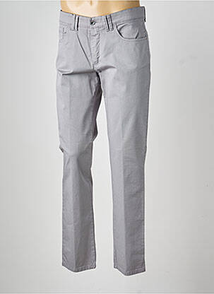Pantalon droit stretch taille normale gris LCDN homme