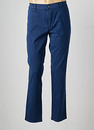 Pantalon chino stretch taille normale bleu LCDN homme