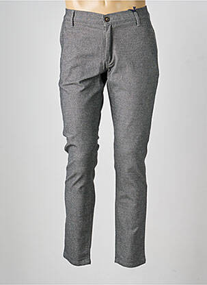 Pantalon chino tissage chiné taille normale gris IMPAQT homme
