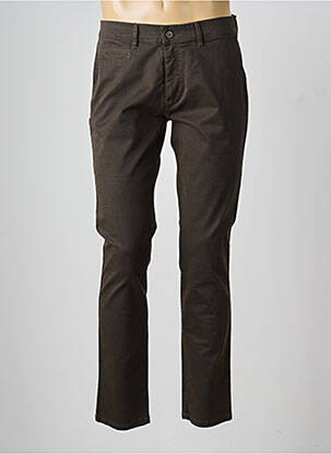 Pantalon chino stretch taille normale vert LCDN homme