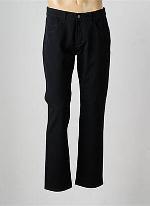Pantalon droit stretch taille normale noir PIONEER homme