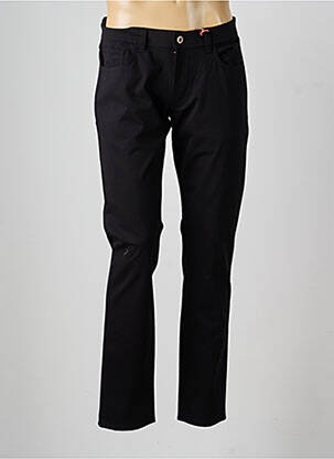 Pantalon slim stretch taille normale noir HATTRIC homme