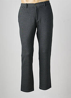 Pantalon chino tissage chiné taille normale gris LCDN homme