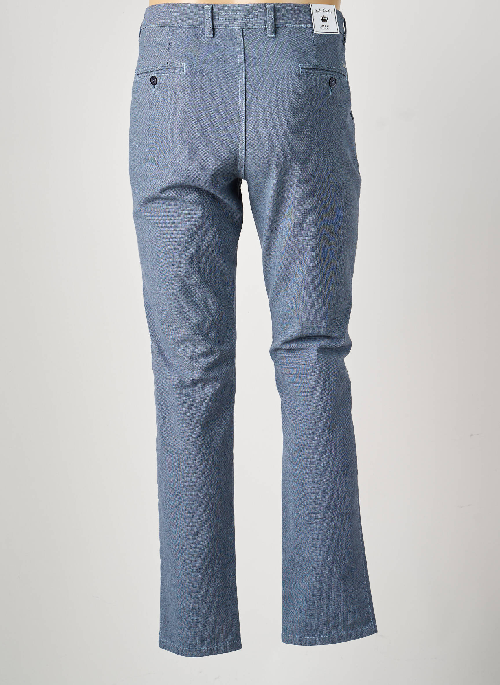 Pantalon chino stretch taille normale bleu LCDN homme