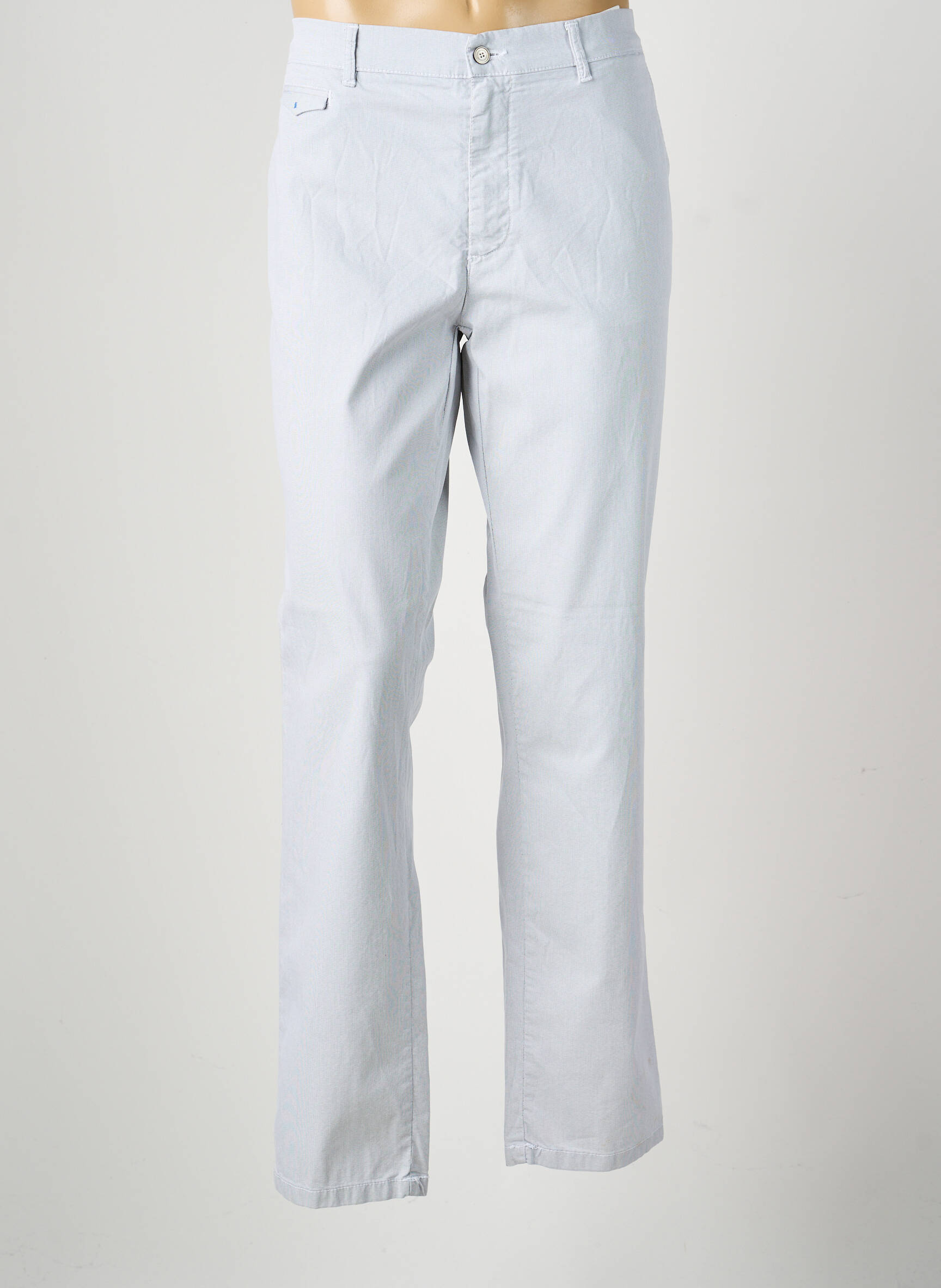 Pantalon chino stretch taille normale gris LCDN homme