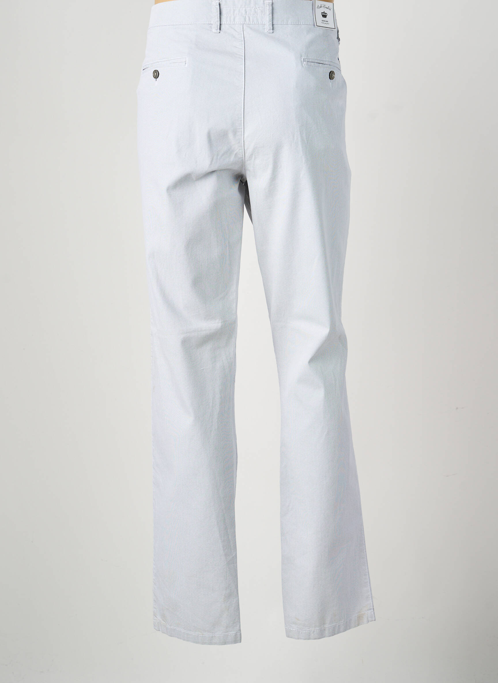 Pantalon chino stretch taille normale gris LCDN homme
