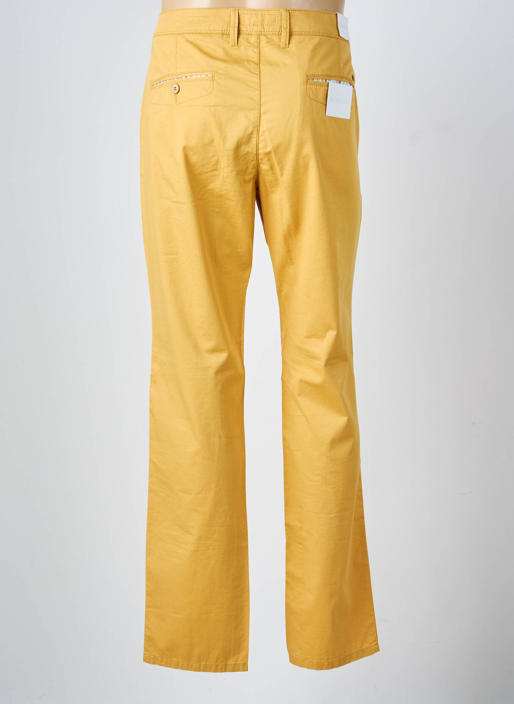 Pantalon chino stretch taille normale jaune PIONEER homme