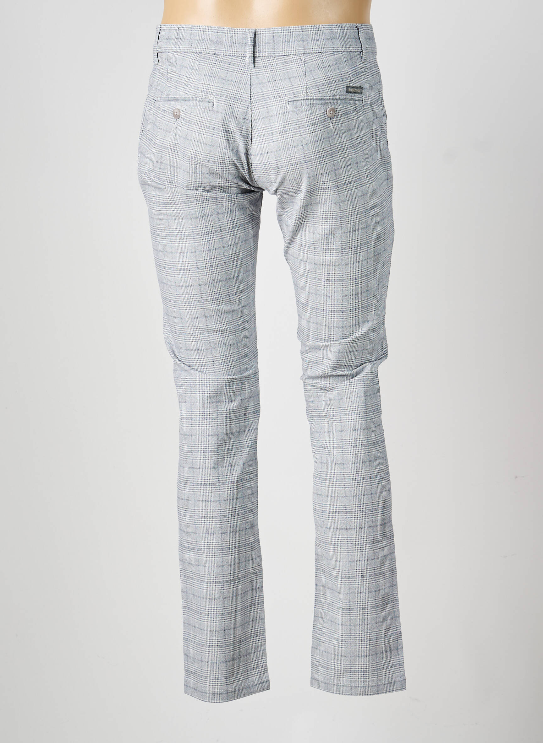 Pantalon chino stretch taille normale gris IMPAQT homme