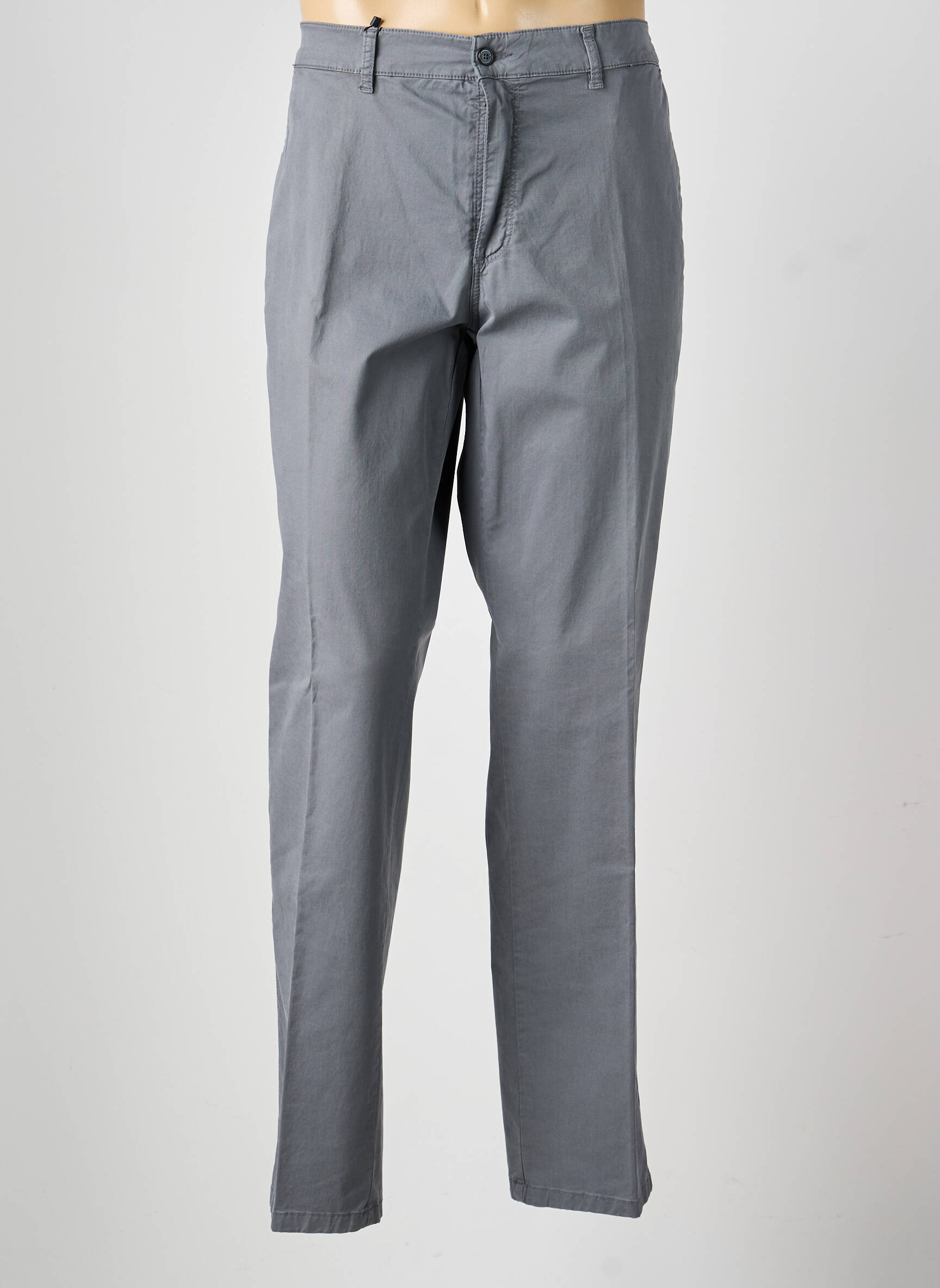 Pantalon chino stretch taille normale gris LCDN homme