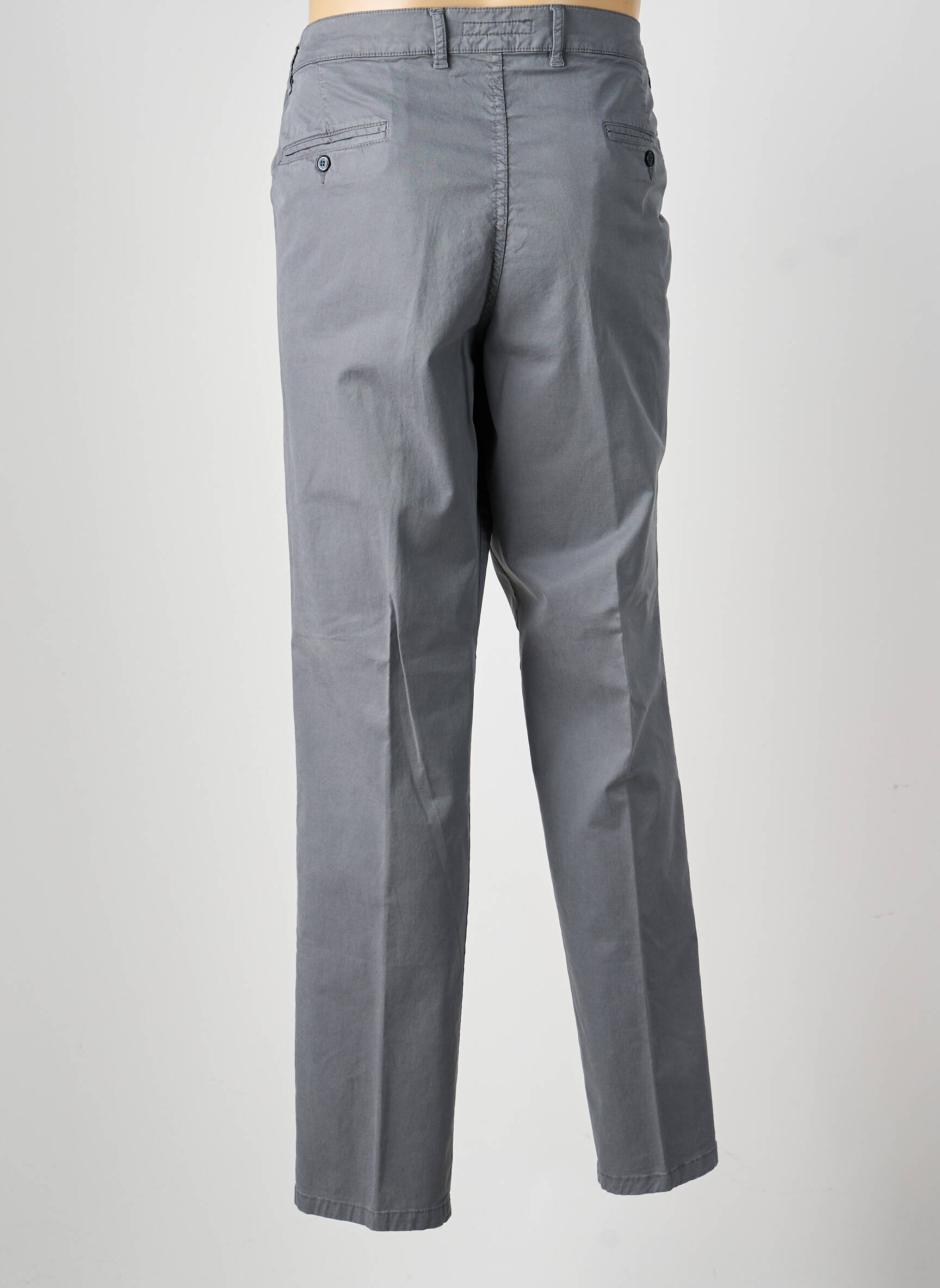 Pantalon chino stretch taille normale gris LCDN homme