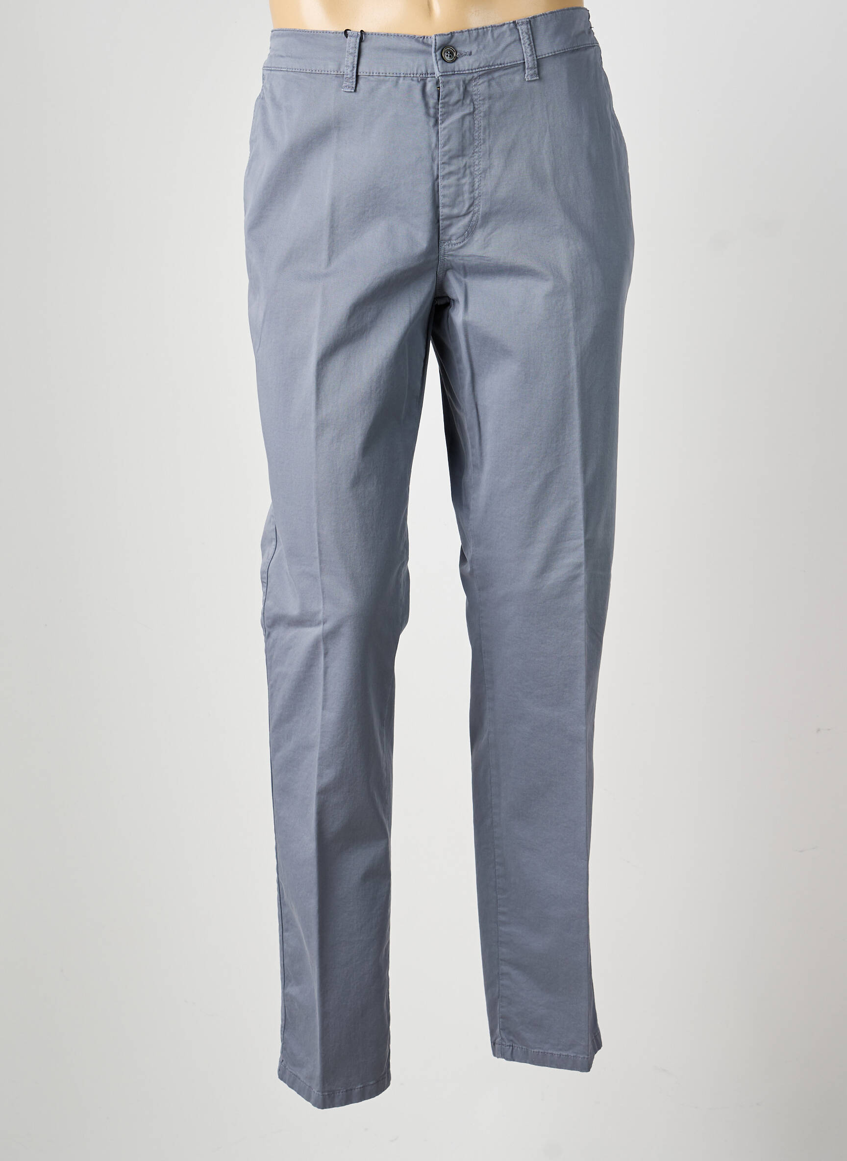 Pantalon chino stretch taille normale gris fonce LCDN homme