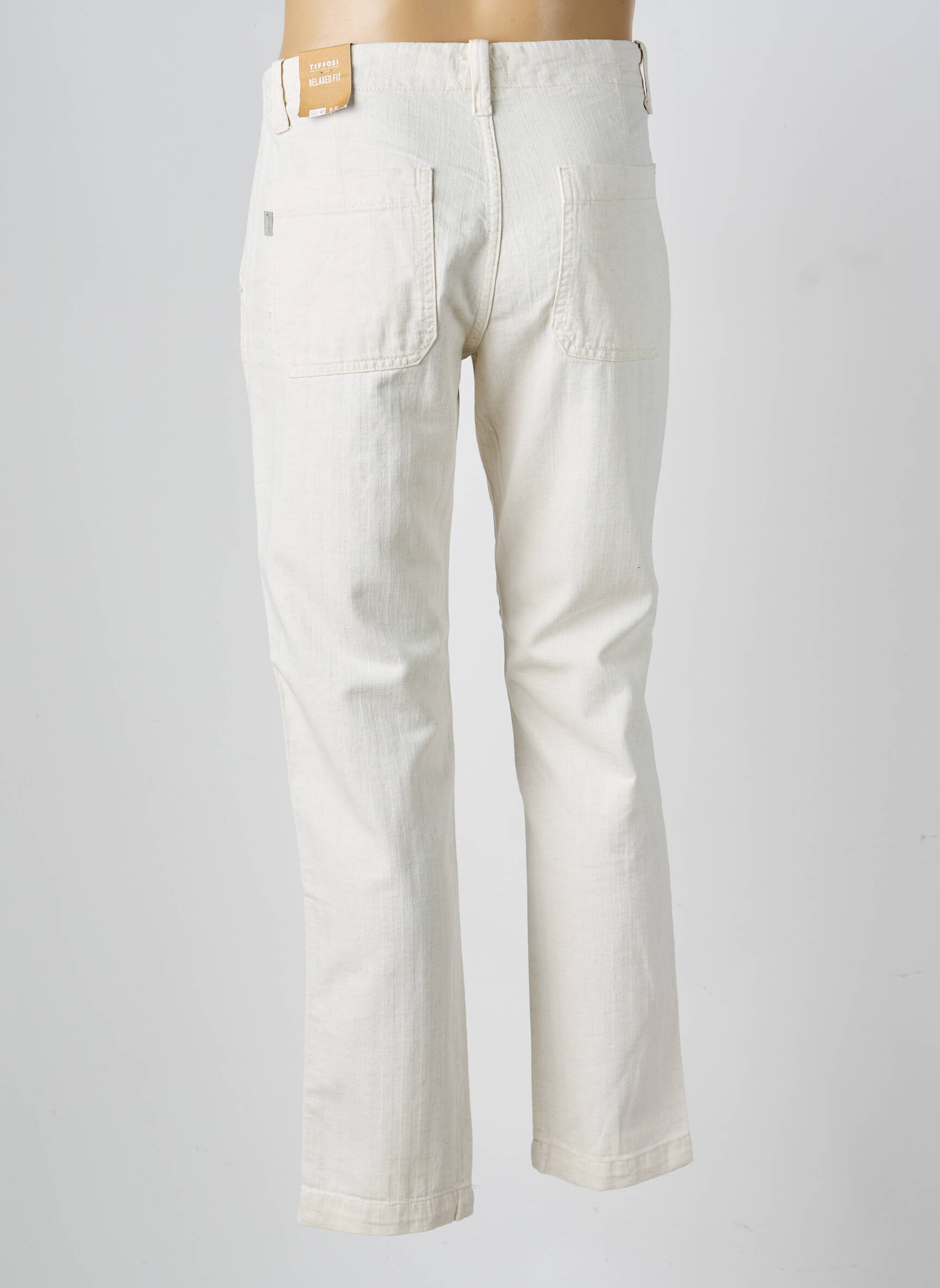 Pantalon chino poches taille normale beige TIFFOSI homme