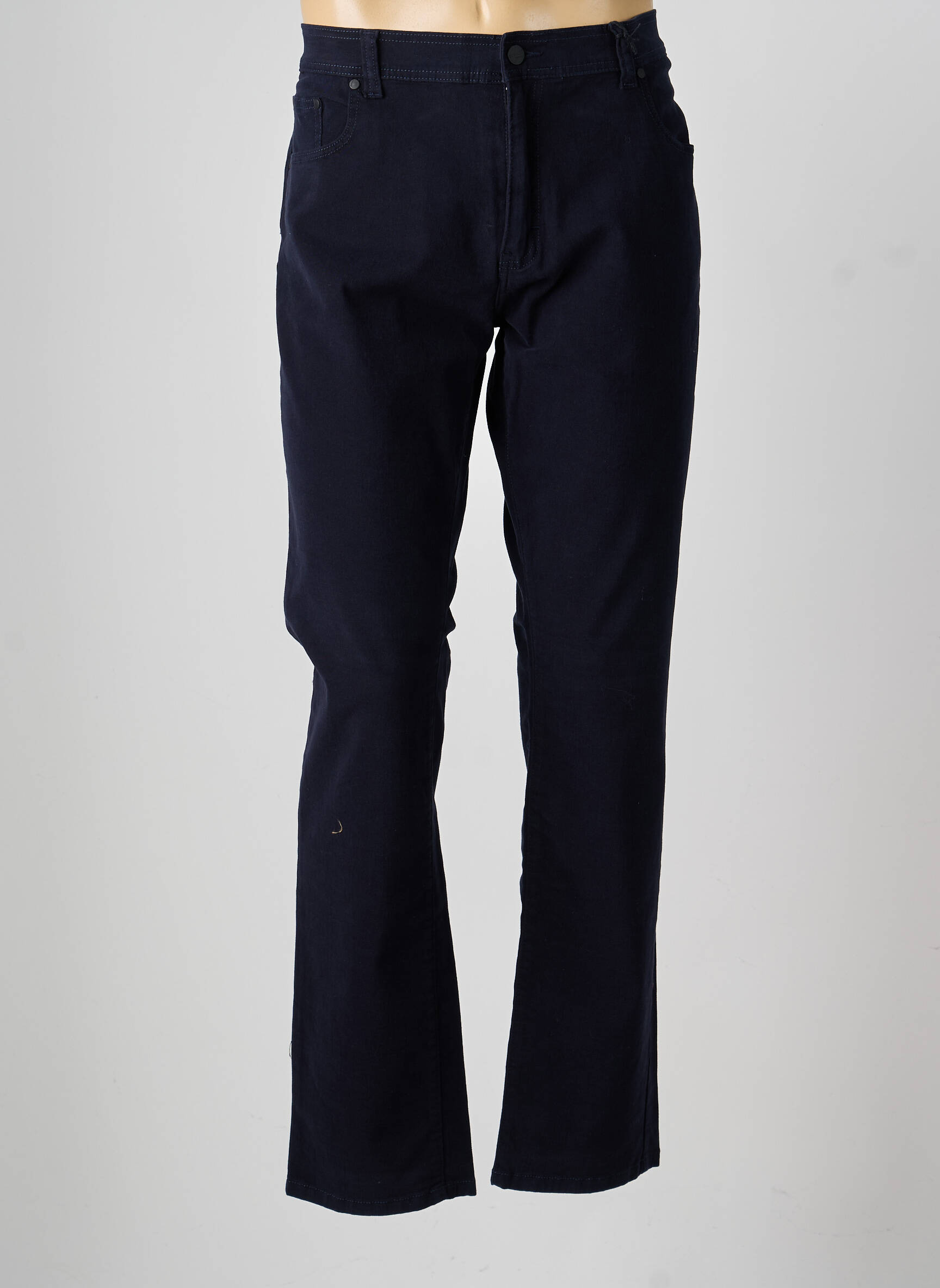 Pantalon droit stretch taille normale bleu IMPAQT homme