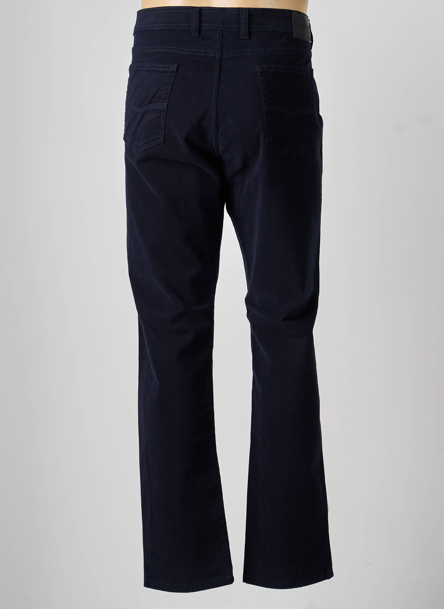Pantalon droit stretch taille normale bleu IMPAQT homme