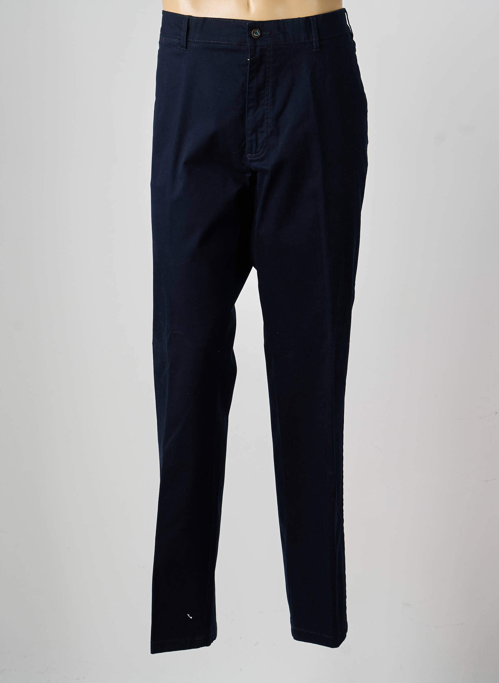 Pantalon chino stretch taille normale bleu LCDN femme