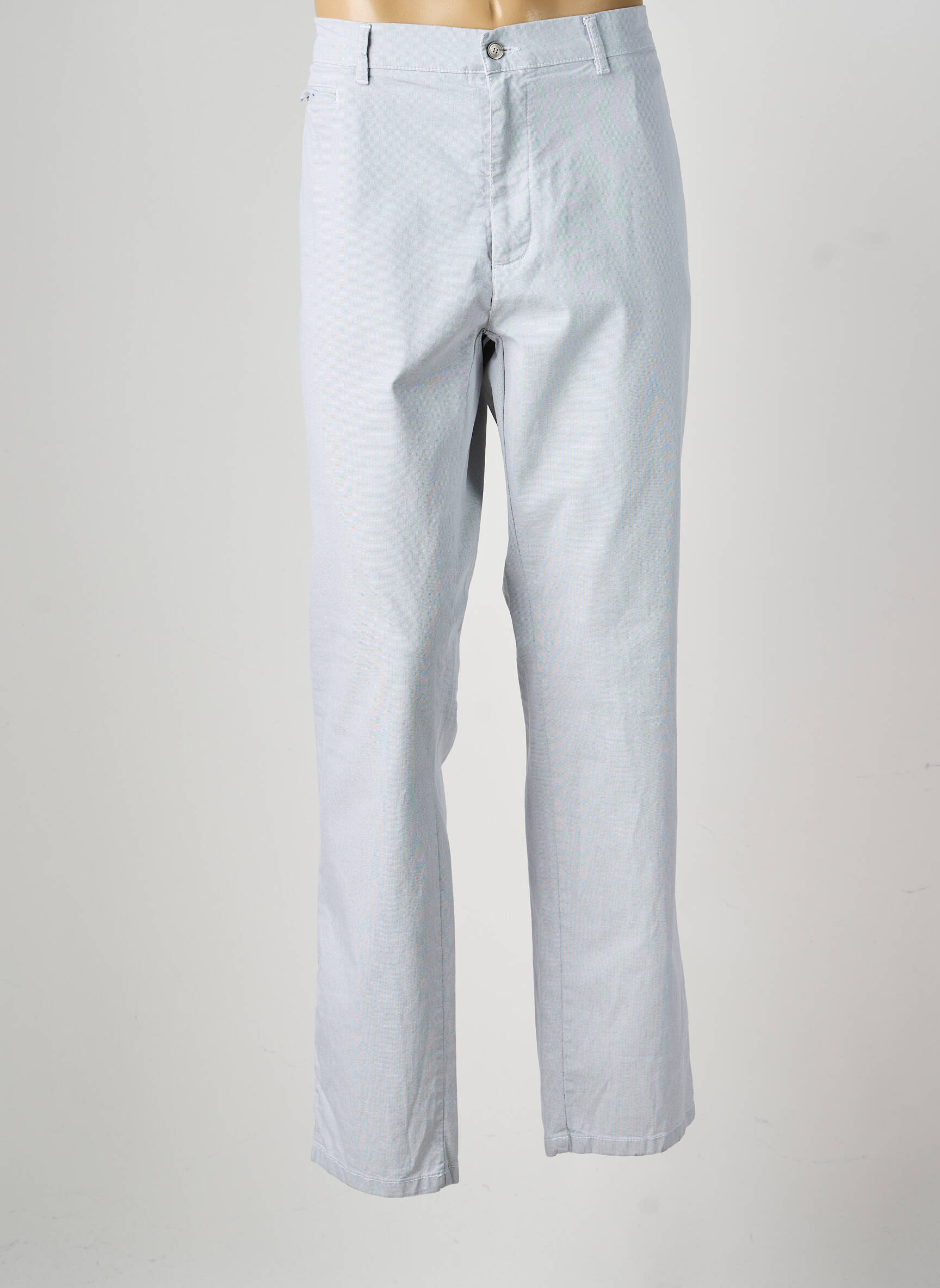 Pantalon chino stretch taille normale gris LCDN homme