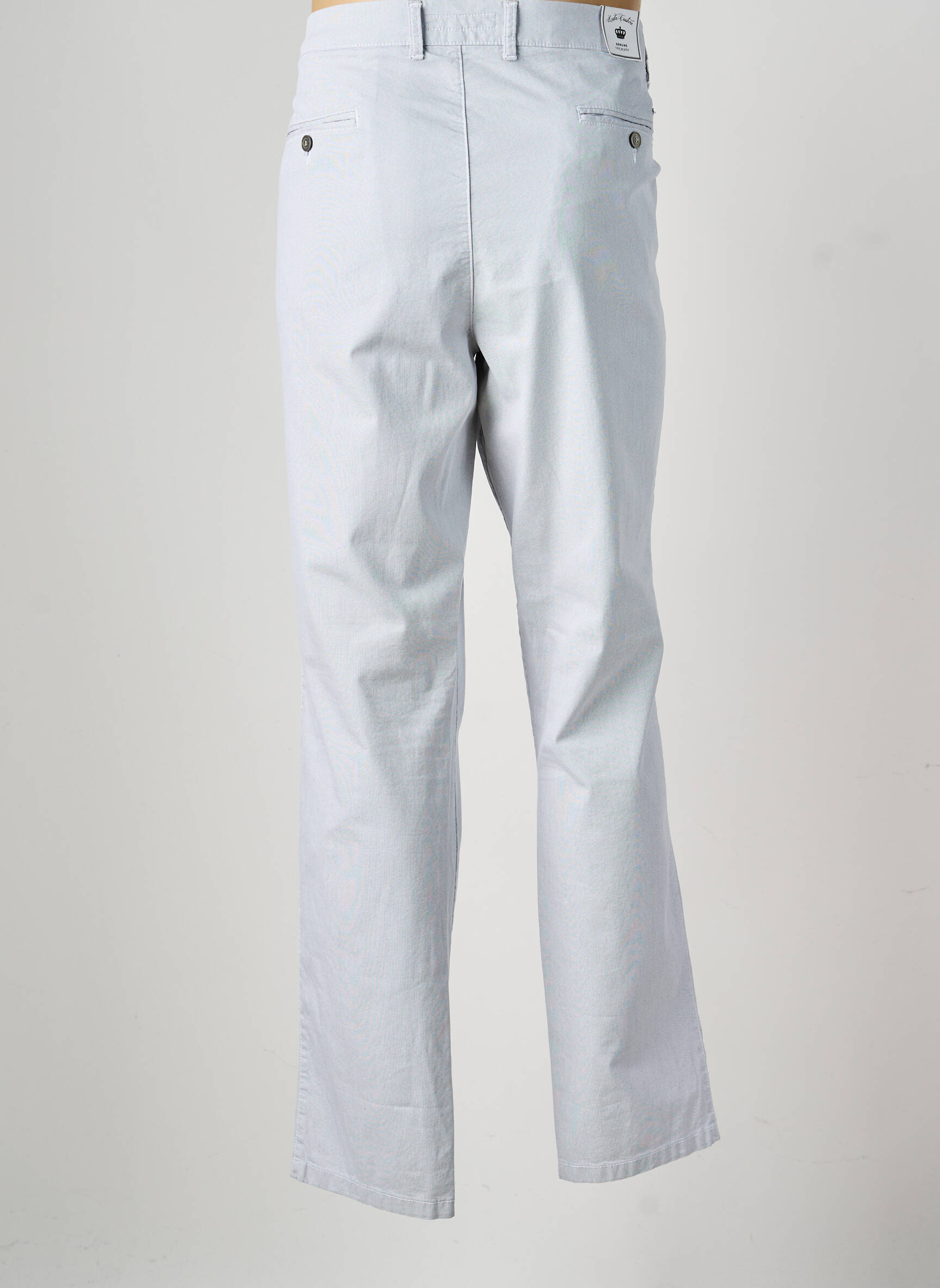 Pantalon chino stretch taille normale gris LCDN homme