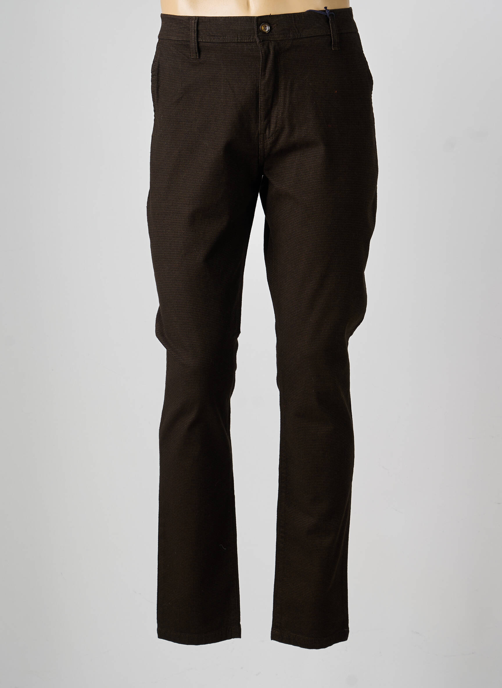 Pantalon chino poches taille normale marron IMPAQT homme