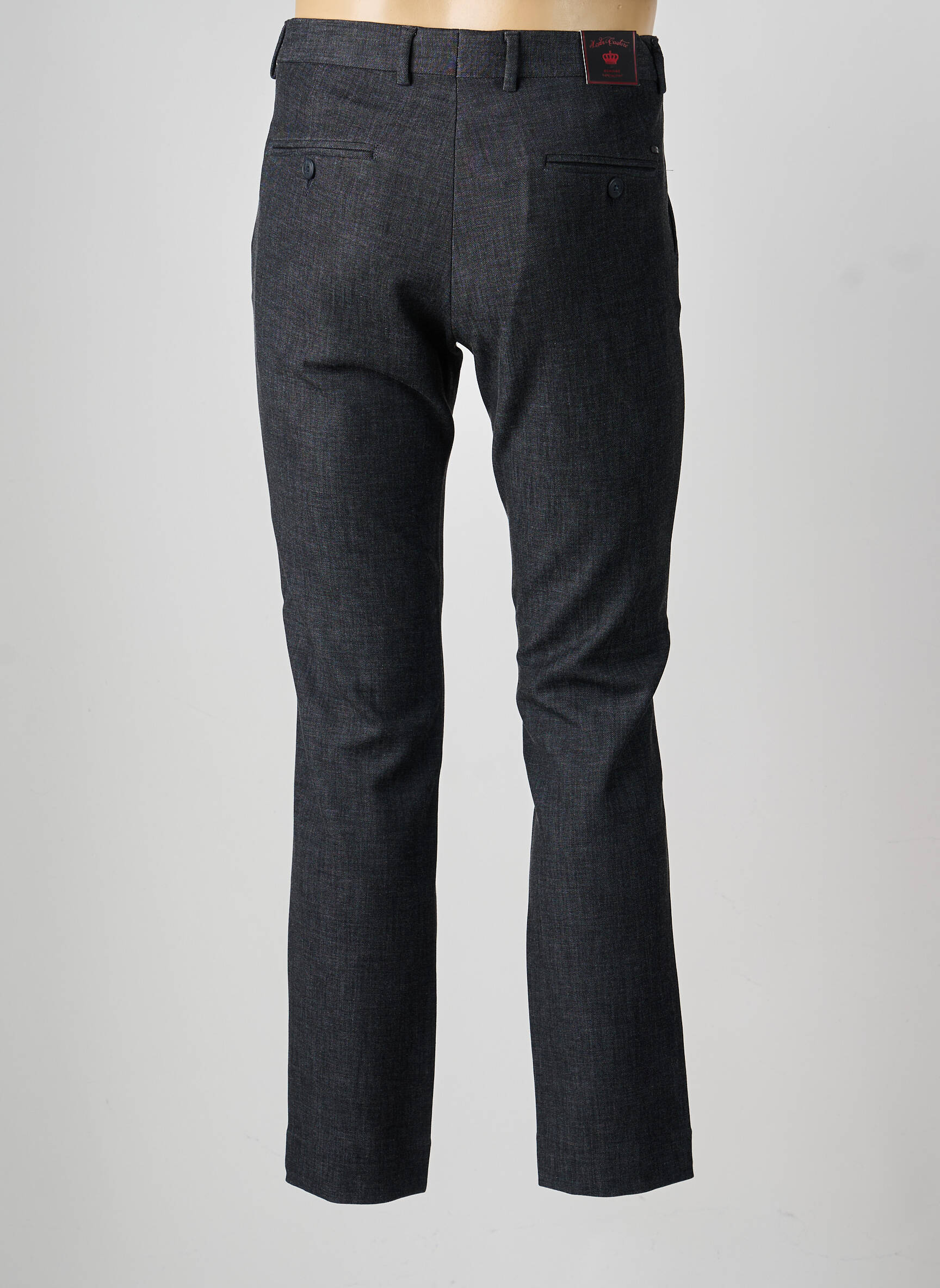 Pantalon chino stretch taille normale gris LCDN homme