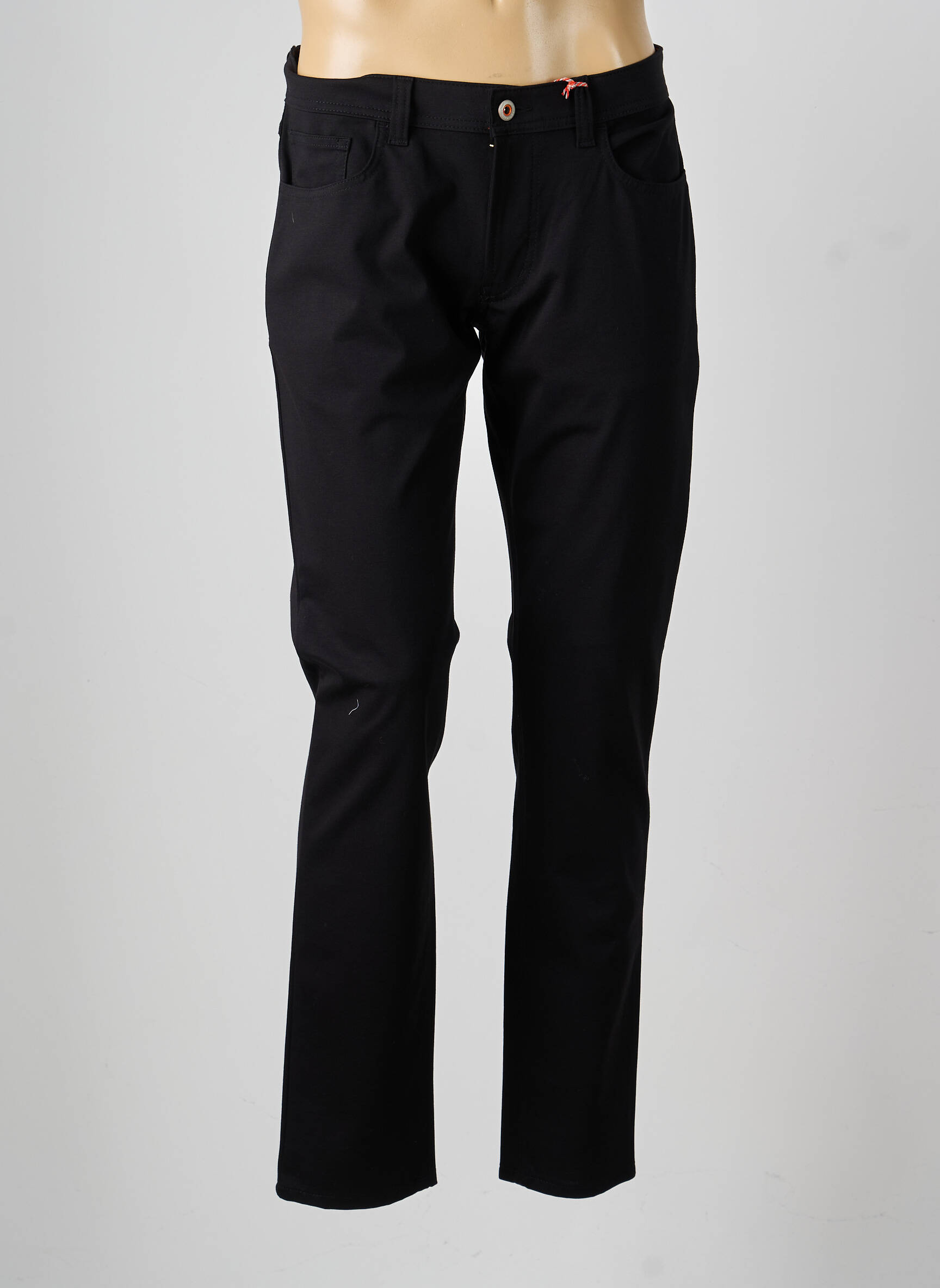 Pantalon slim stretch taille normale noir HATTRIC homme