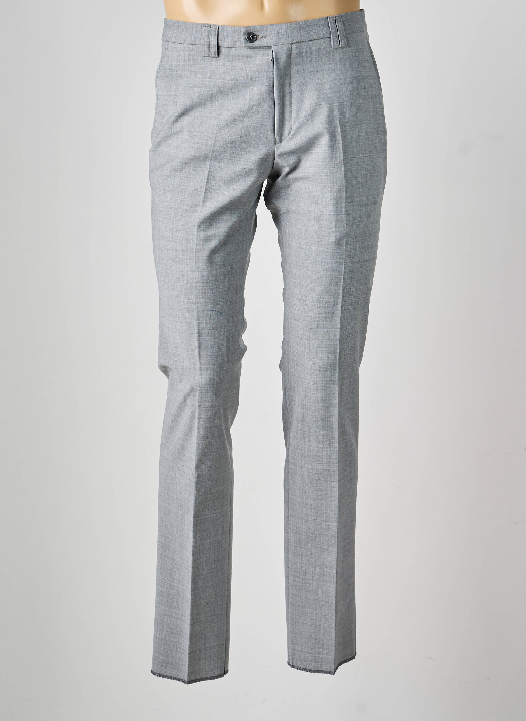 Pantalon slim stretch taille normale gris GIANNI MARCO homme