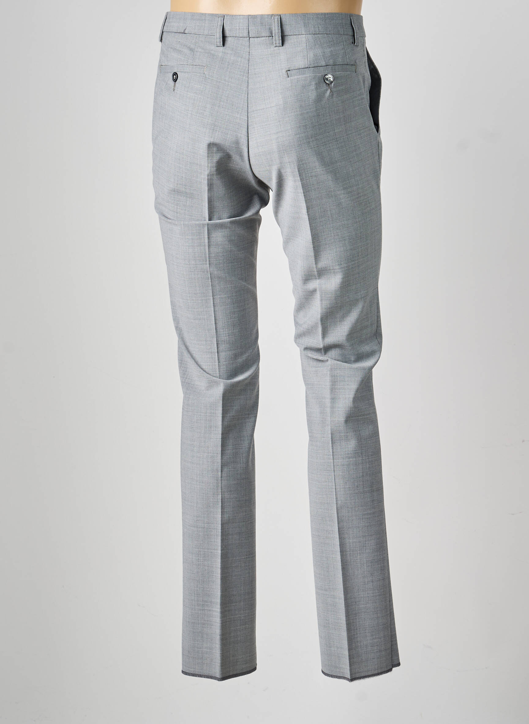 Pantalon slim stretch taille normale gris GIANNI MARCO homme