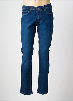Jeans coupe slim stretch taille normale bleu LCDN homme