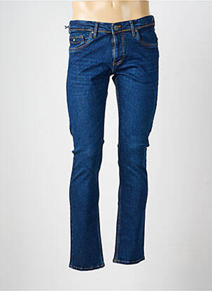 Jeans coupe slim stretch taille normale bleu LCDN homme