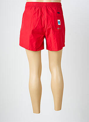 Short de bain effet matière satinée rouge NORTH SAILS homme
