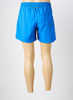 Short de bain effet matière satinée bleu U.S. POLO ASSN homme