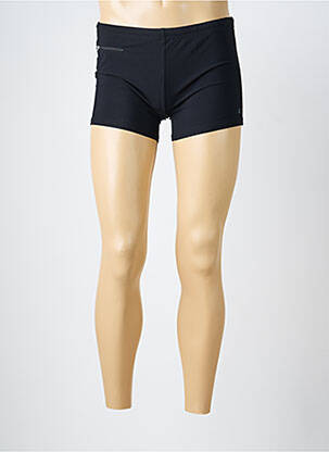 Short de bain effet matière satinée noir EMINENCE homme