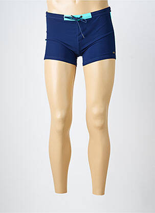 Short de bain effet matière satinée bleu EMINENCE homme