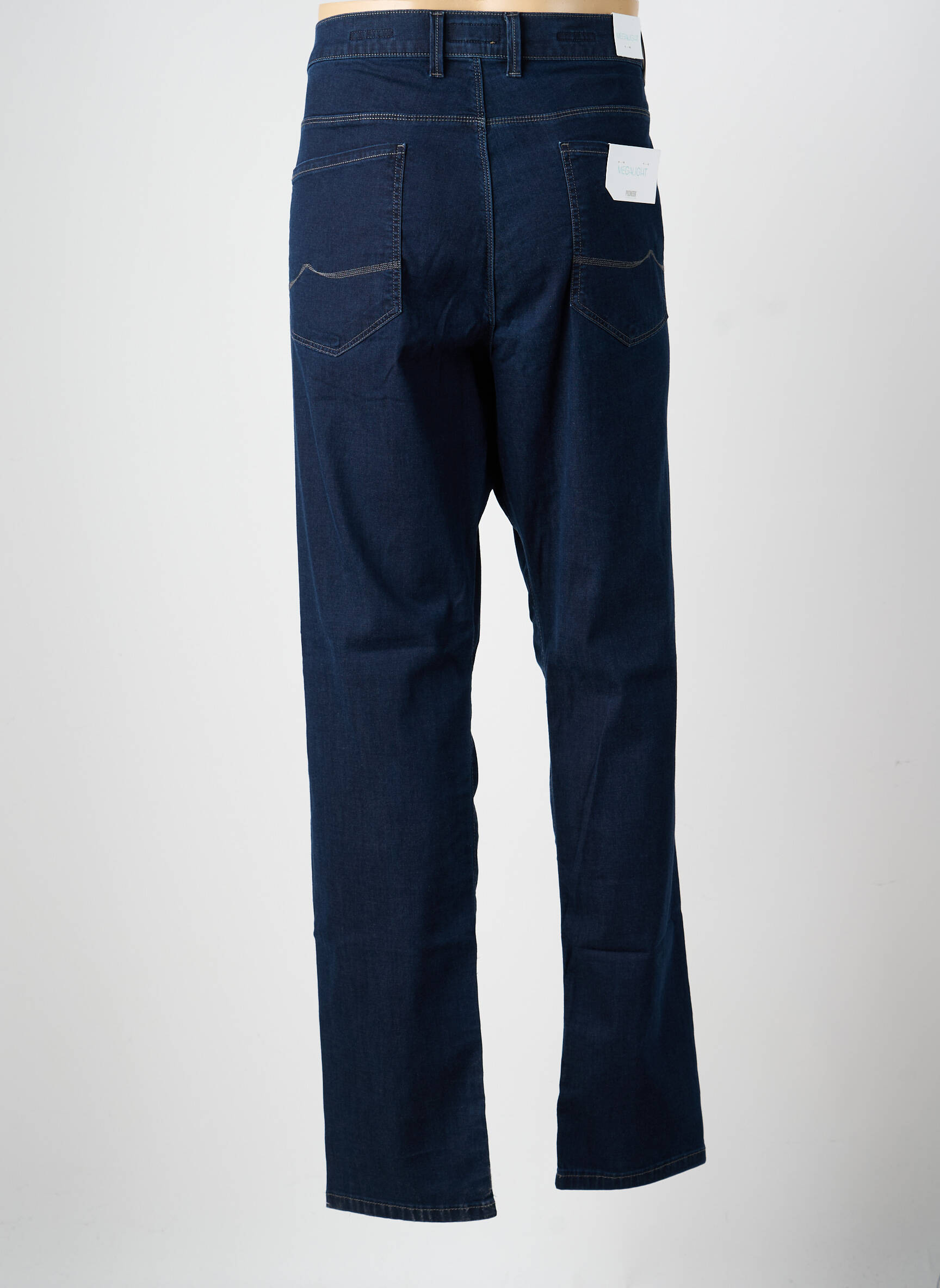 Jeans coupe slim tissage brut taille normale bleu PIONEER homme