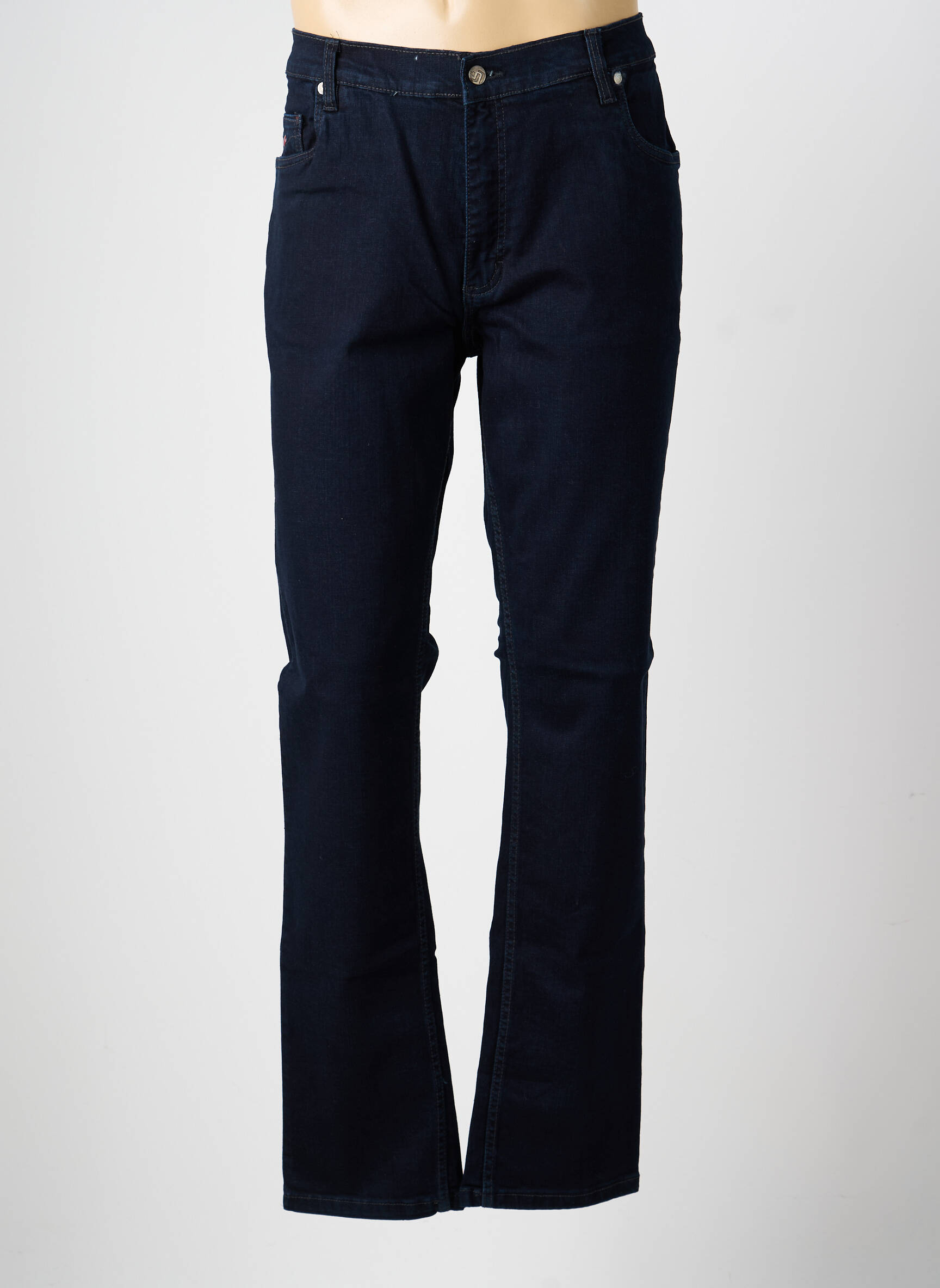 Jeans coupe slim tissage brut taille normale noir LCDN homme