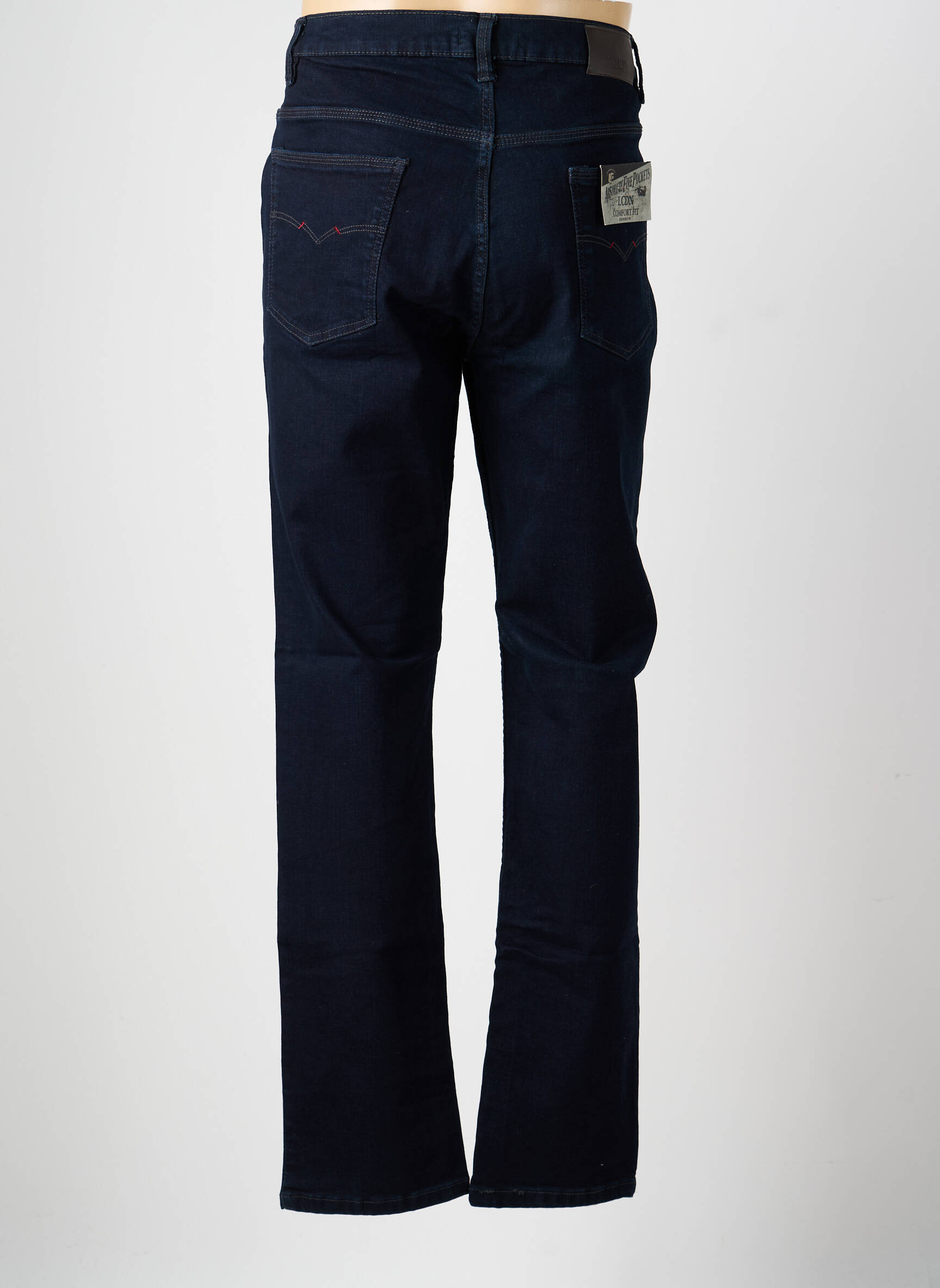 Jeans coupe slim tissage brut taille normale noir LCDN homme