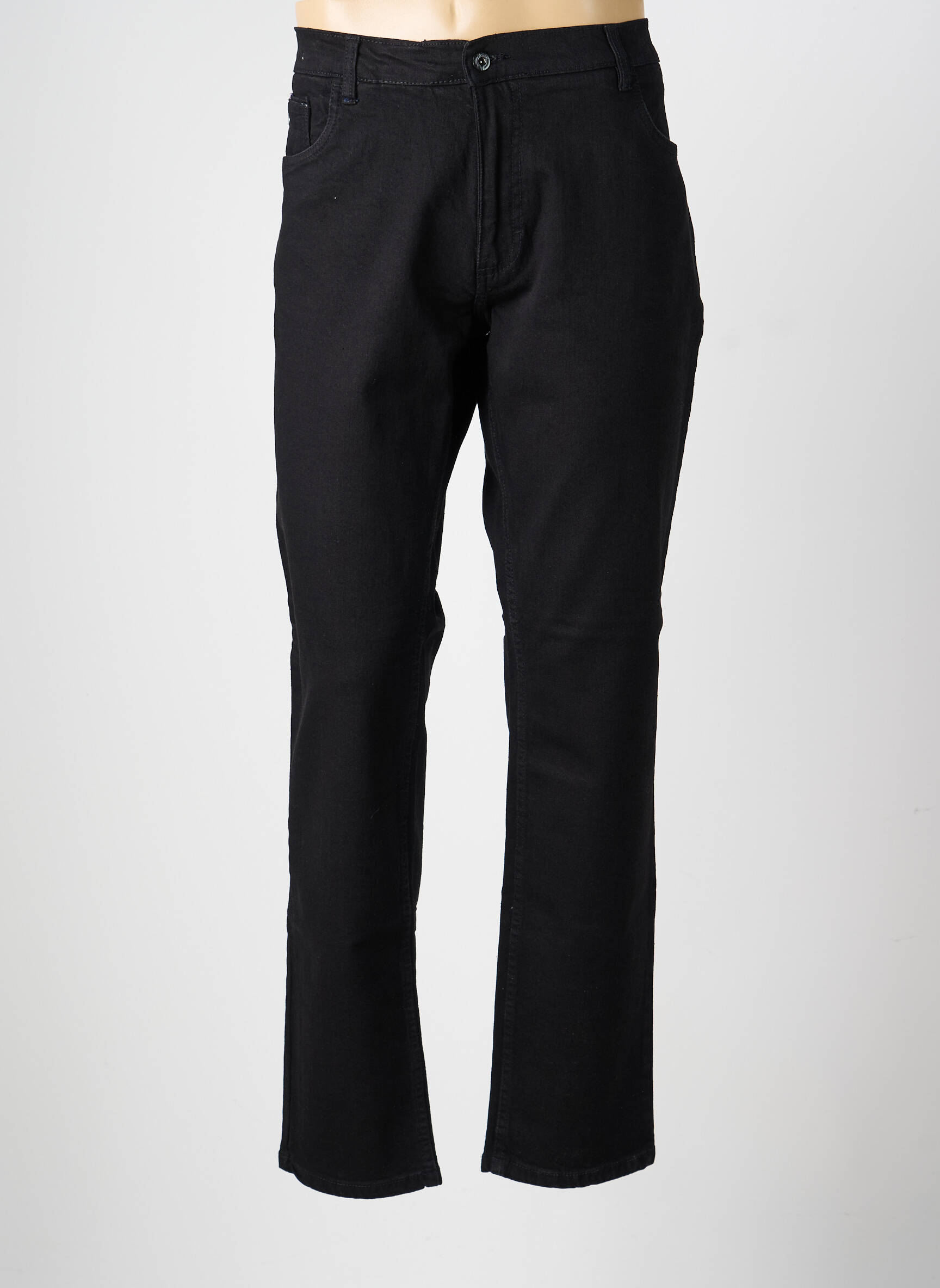 Jeans coupe slim tissage brut taille normale noir LCDN homme